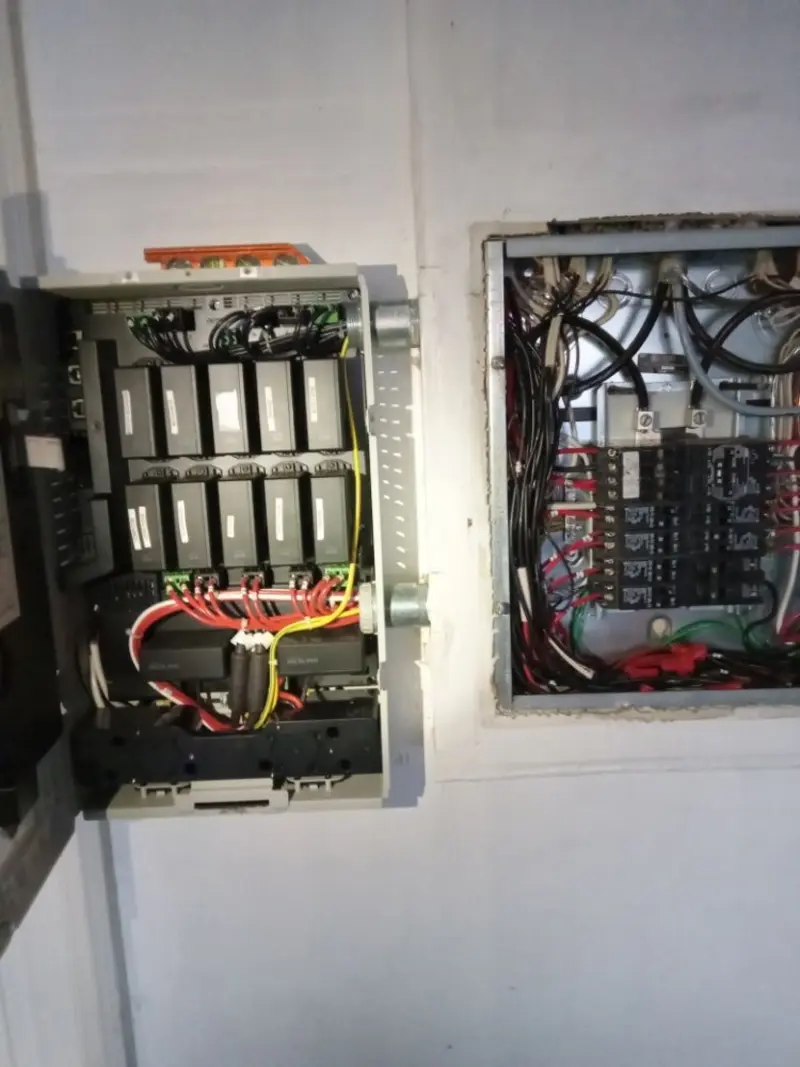 Electrical panel upgrade completed for Security Camera Wiring in Niskayuna